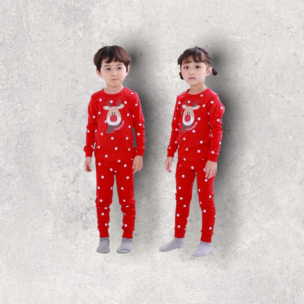 Bộ Giáng Sinh Bộ Noel Cho Bé Trai Bé Gái Thun Lạnh Dệt In Minkymom Dễ Thương Chất Đẹp