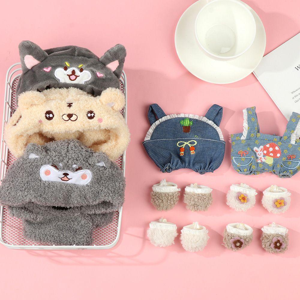 NIUYOU Quần Yếm Cotton 20cm Xinh Xắn Cho Búp Bê