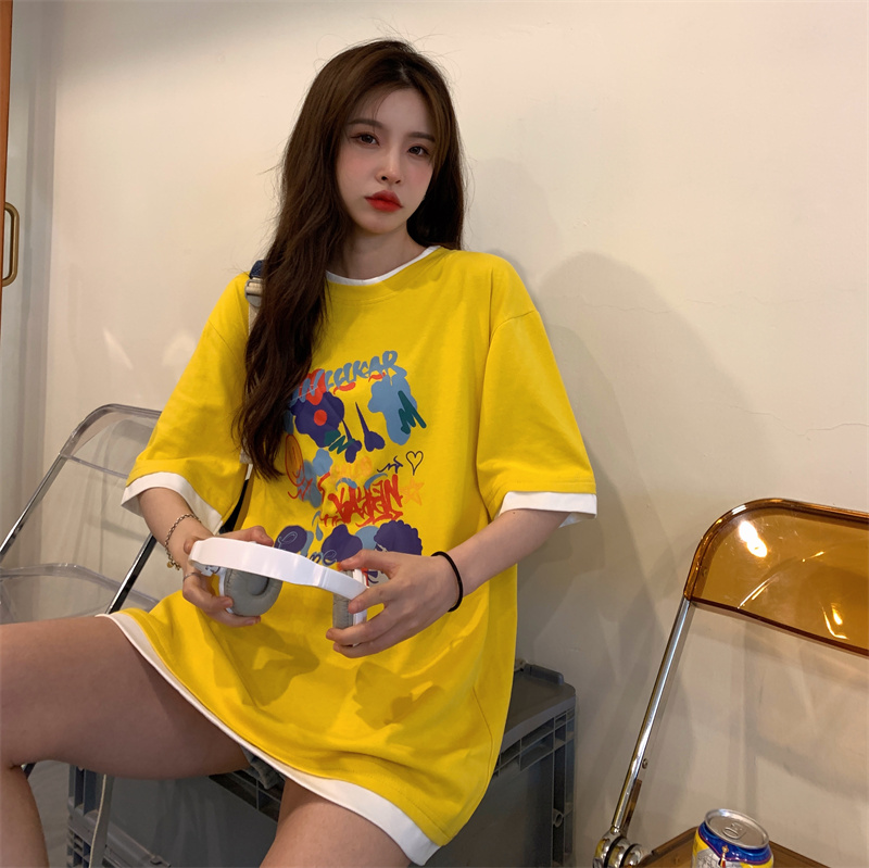 Áo thun tay ngắn kiểu dáng thời trang cho nữ