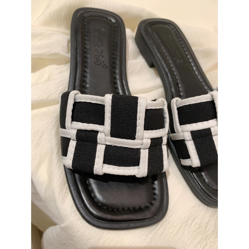 Dép Xỏ Ngón Đế Bằng Phong Cách Pháp Thời Trang Mùa Hè 2022 Mới Cho Nữ