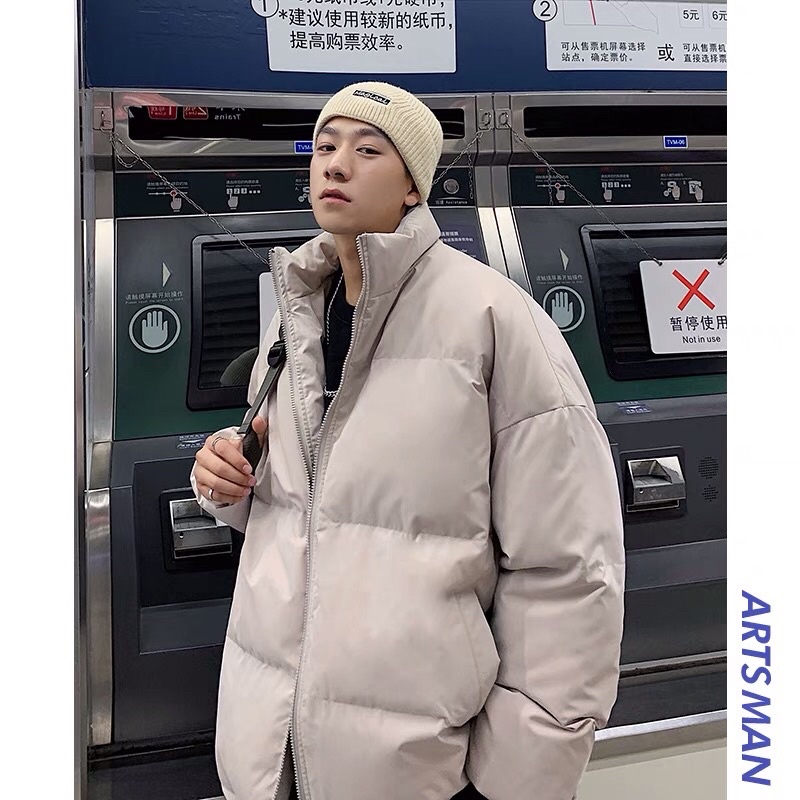 Áo khoác phao béo nam nữ Ulzzang