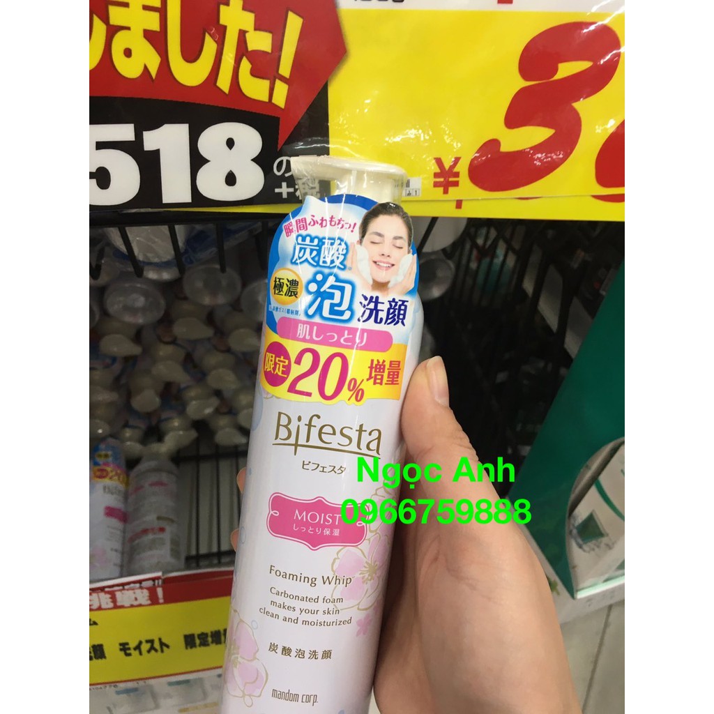 Sữa rửa mặt Bifesta Foaming whip Nhật bản