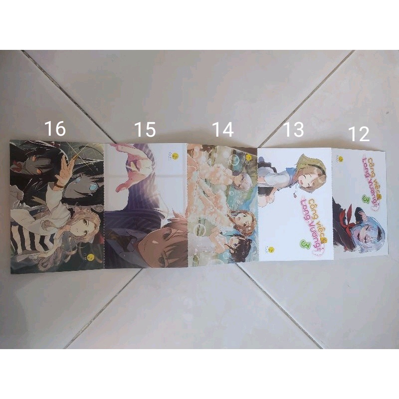 Bookmark, Postcard Anime Light Novel