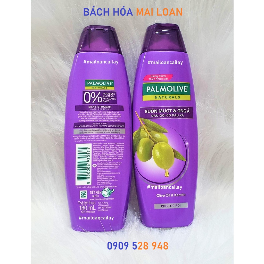 Dầu gội có dầu xả Palmolive 180ml