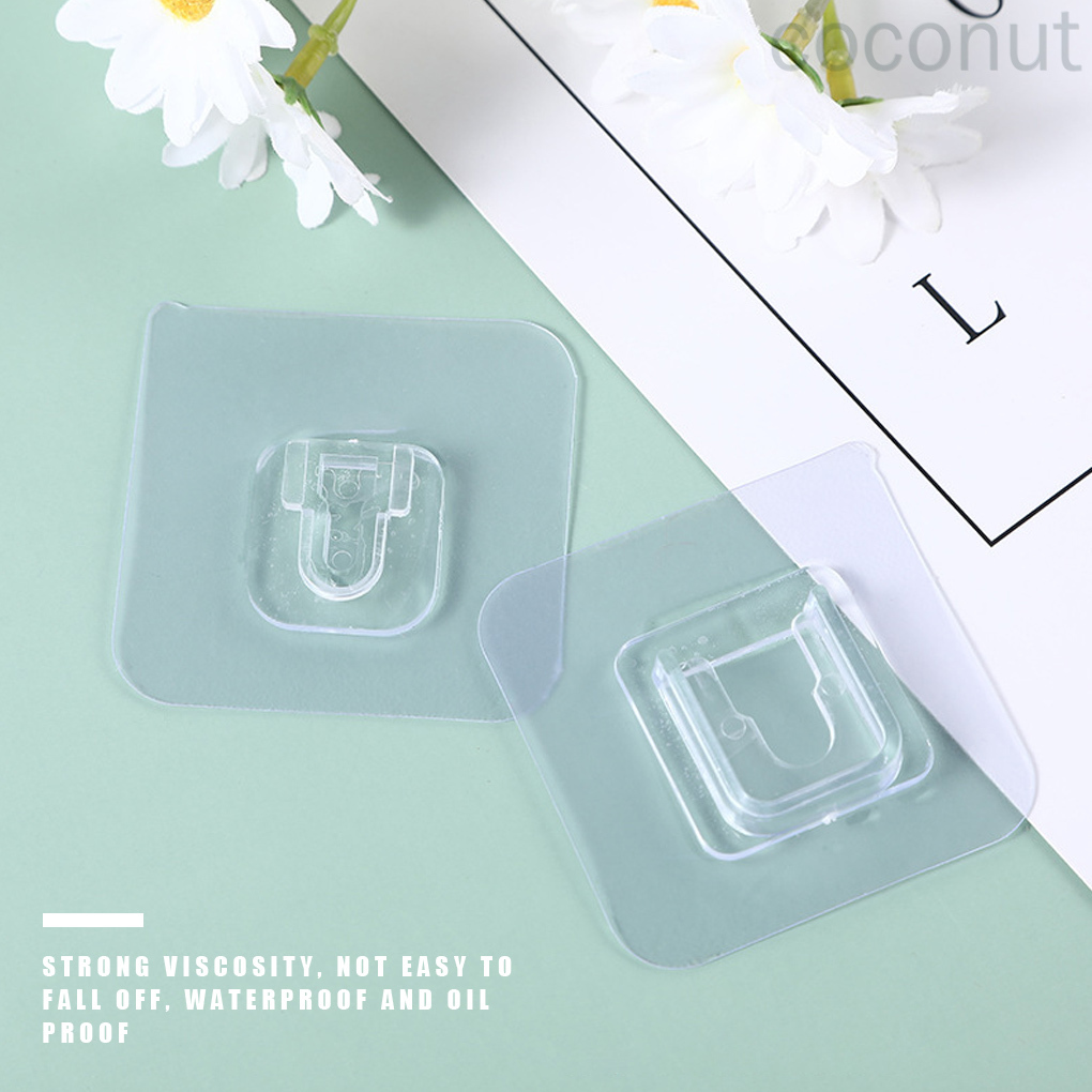 Cặp móc treo tường bằng nhựa không thấm nước