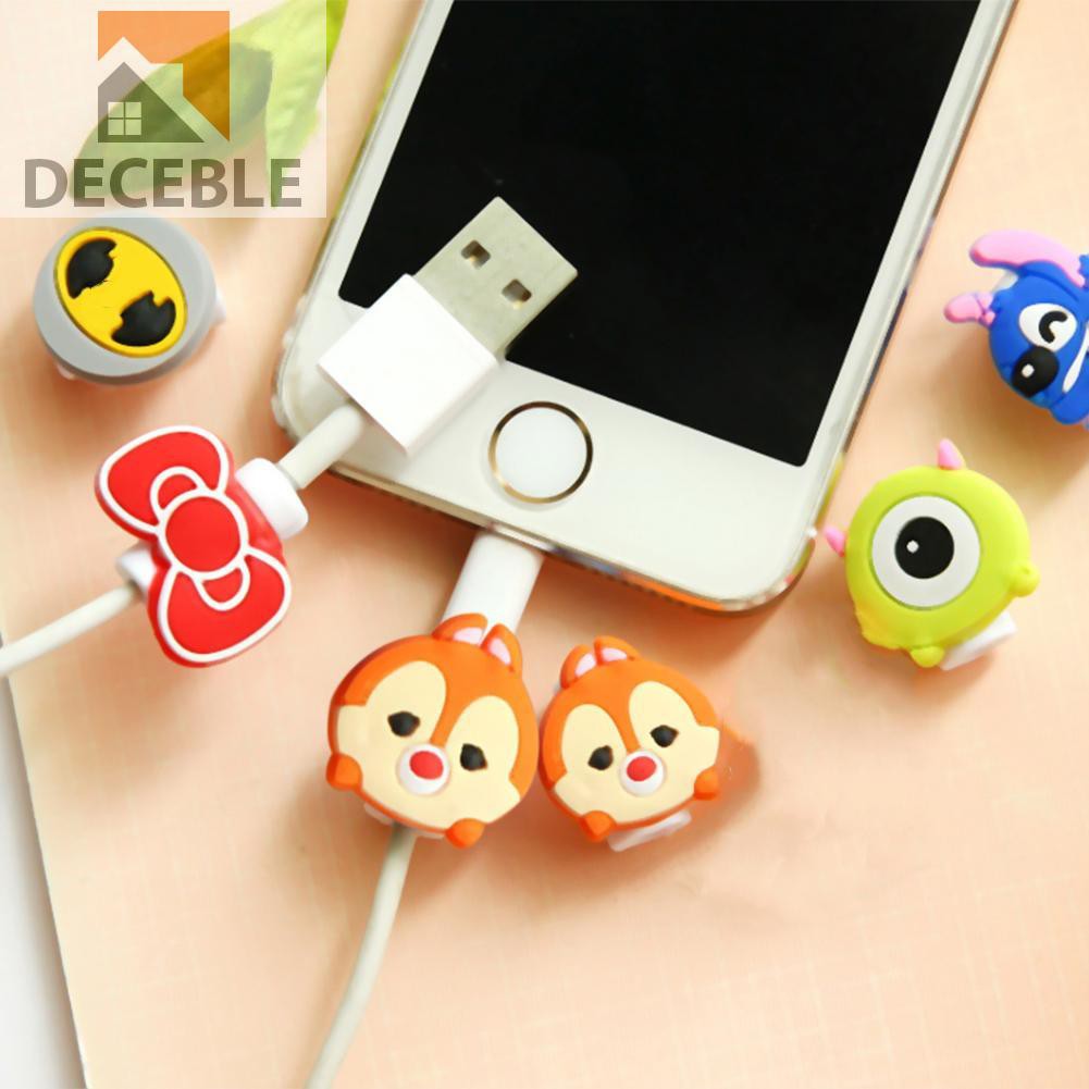 1 Phụ Kiện Bảo Vệ Dây Cáp Sạc Hình Hoạt Hình Đáng Yêu 8 Pin | BigBuy360 - bigbuy360.vn