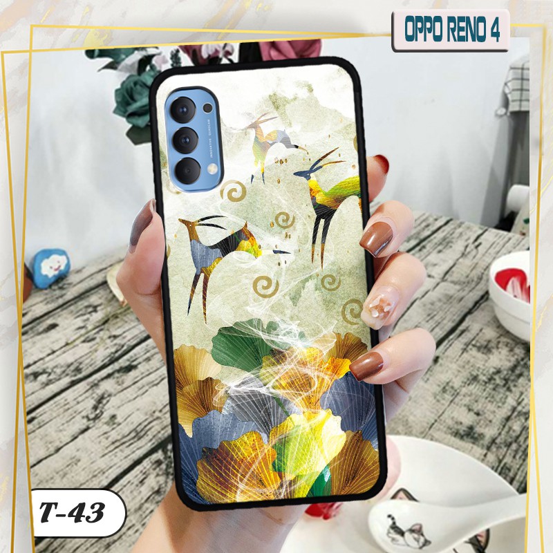 Ốp kính 3D Oppo Reno 4