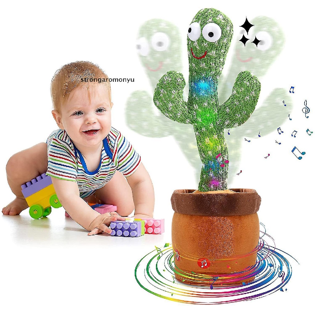 【YU】 Dancing Cactus Toy,Talking Repeat Singing Sunny Cactus Toy(120 Songs) .
