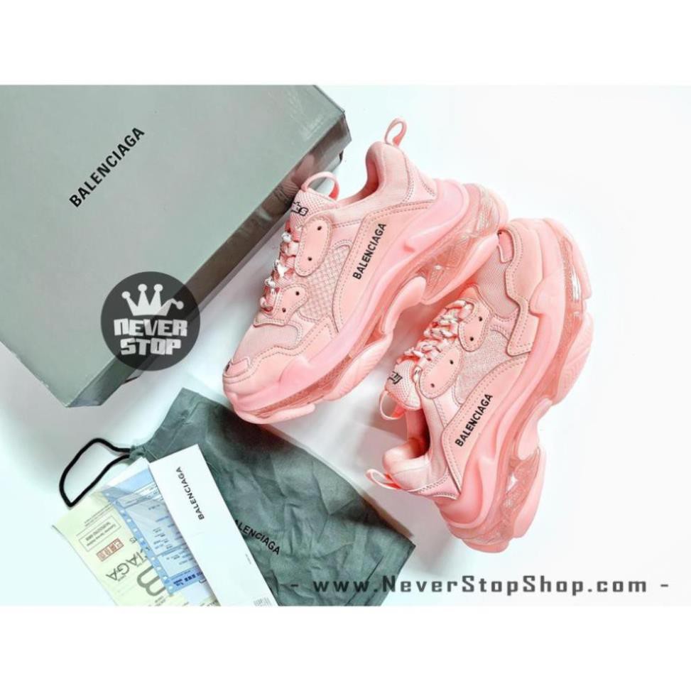 𝐒𝐀𝐋𝐄🌺𝐓Ế𝐓 [Giày Tết] Giày BALENCIAGA TRIPLE S HỒNG thời trang hàng chi tiết bản chuẩn đẹp, giá tốt [TẶNG VỚ] uy tin : /