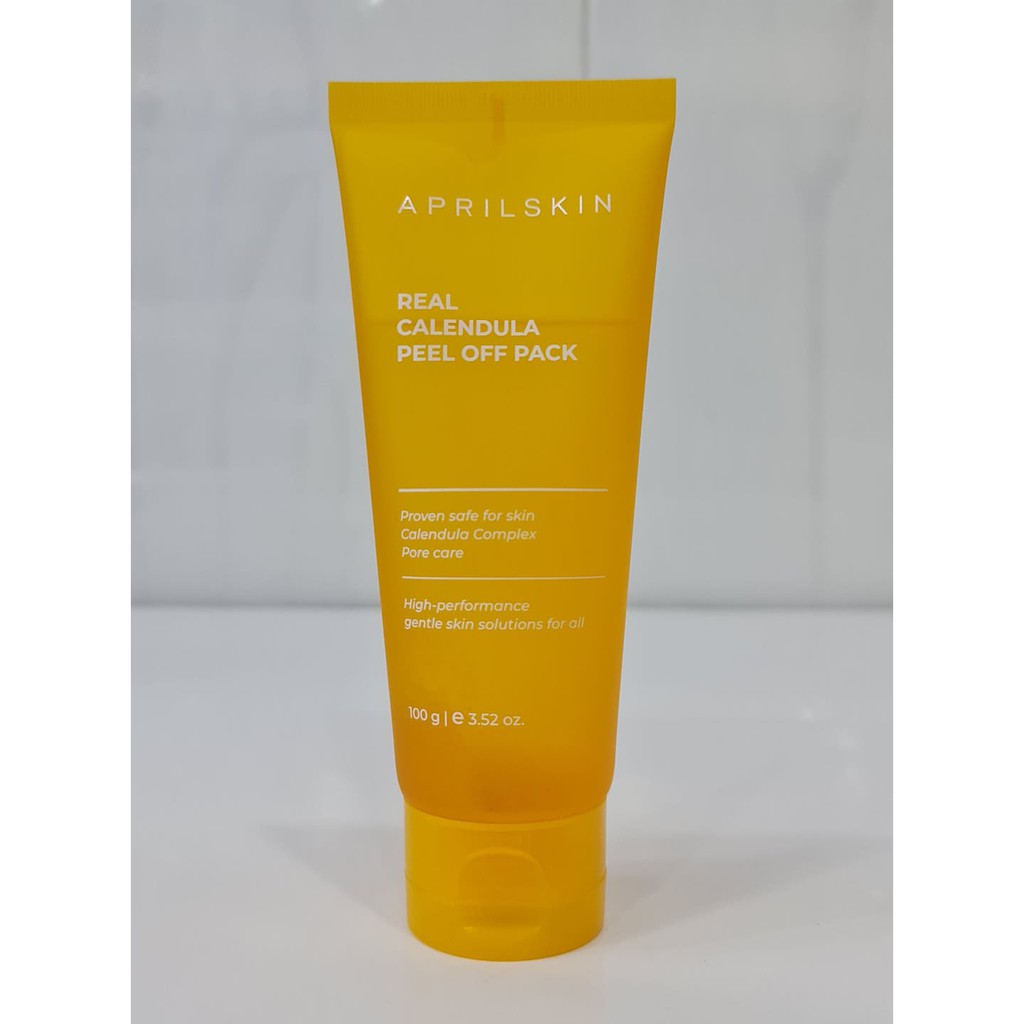 Mặt Nạ Lột Tẩy Tế Bào Chết APRILSKIN Real Calendula Peel Off Pack 100g Hàn Quốc