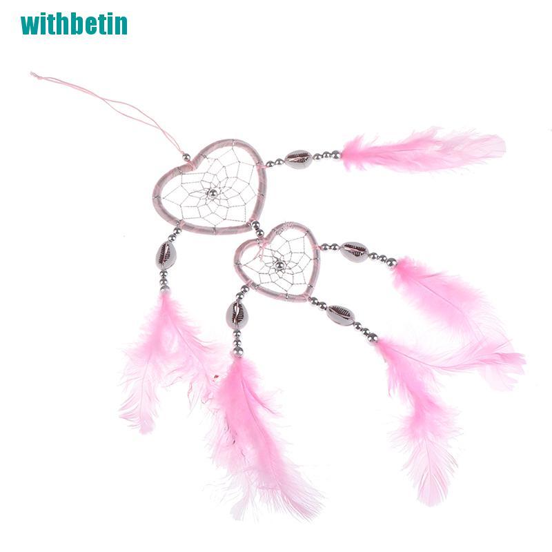 1 Dreamcatcher Đính Lông Vũ Trang Trí Nội Thất