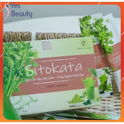 [CHÍNH HÃNG] BÔT CẦN TÂY SITOKATA - Phương Pháp Giảm Cân Đơn Giản Hiệu Quả An Toàn - Công Nghệ Nhật Bản - HỘP 20 GÓI