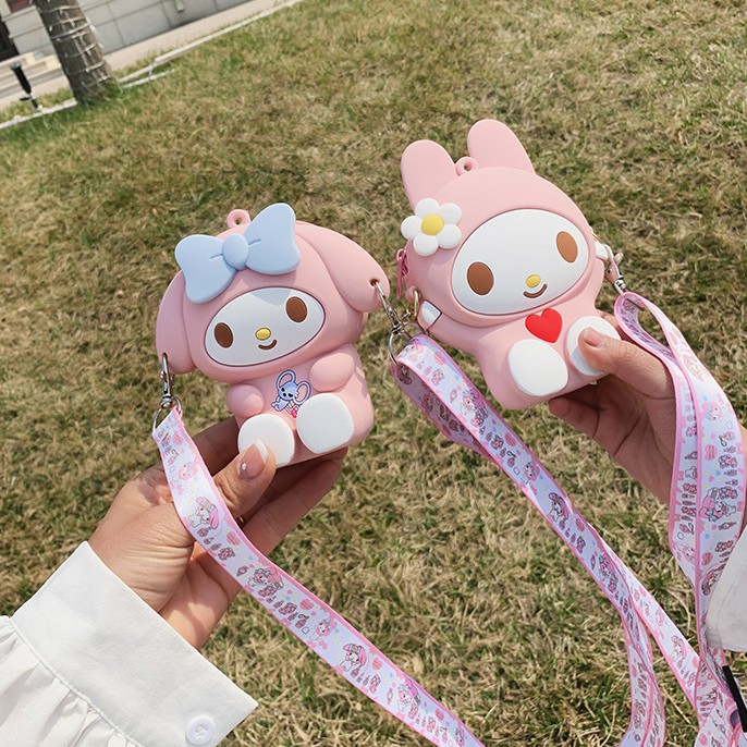 Túi Đeo Chéo Hình Mèo Kitty Đáng Yêu Sành Điệu Cho Bé Gái