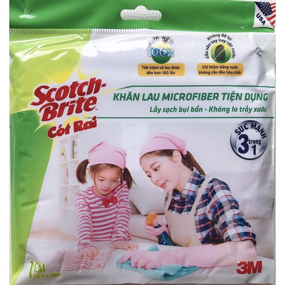 GD4 Khăn lau xe cao cấp vải mịn, siêu đẹp 3M Microfiber Cloth - Màu tự nhiên 40 1