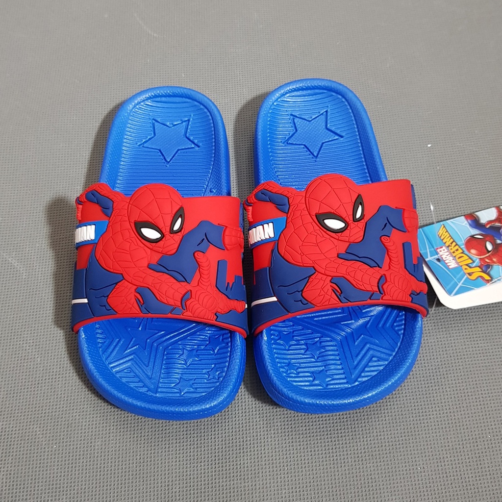 Dép quai ngang hoạt hình spiderman cho bé trai
