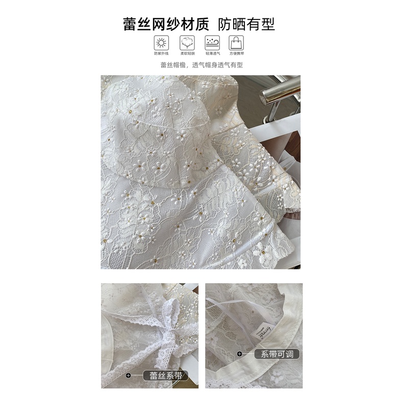 Nón Tai Bèo Ren Mỏng Vành Rộng Che Nắng Tia Cực Tím Thời Trang Hè Cho Nữ