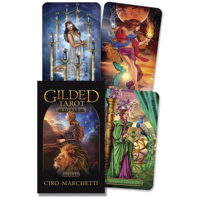 Bộ Bài Gilded Tarot Royale - Mini Edition (Mystic House Tarot Shop) - Bài Gốc Authentic Chính Hãng 100%