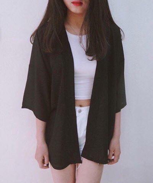 [ẢNH GẤU CHỤP] Khoác kimono trơn best seller | BigBuy360 - bigbuy360.vn