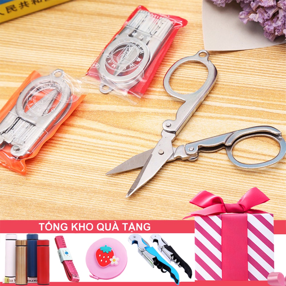 Kéo Cắt Đa Năng GẤP GỌN Mini Bỏ Túi - Tỉa Lông Mũi