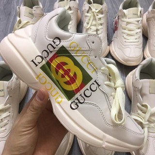 [FullBox &Bill] Giầy thể thao và sneakers chunky logo GC mầu kem nam nữ 36-44. HOT HIT