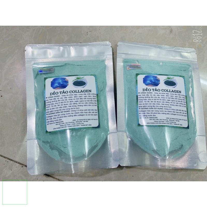 1kg bột collagen dẻo tảo xoắn hàng mới dành cho Spa Handmade