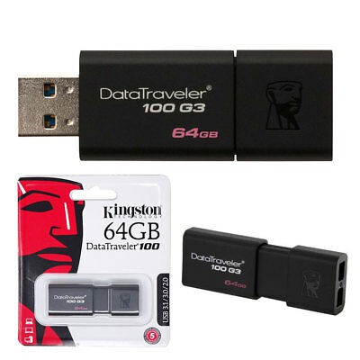 USB Kingston 64GB DT100G3 USB 3.0 một thiết bị lưu trữ giữ liệu nhỏ gọn và tiện lợi thoải mái trong việc lưu trữ | BigBuy360 - bigbuy360.vn