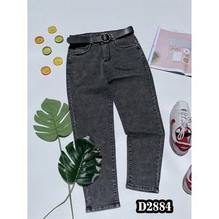 [Bigsize 32~36] Quần JEAN DÀI XÁM LƯNG CAO BIG SIZE Nữ- SIÊU CO GIÃN