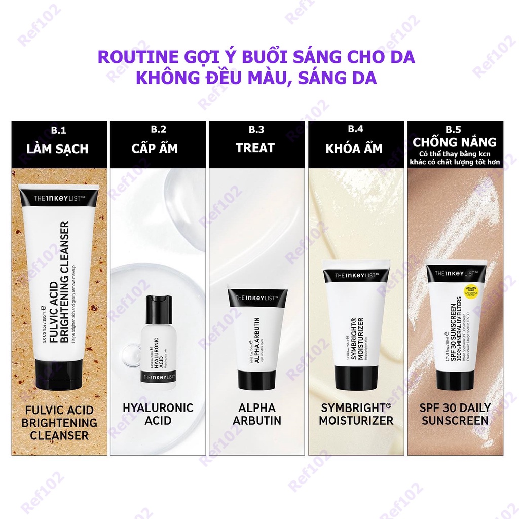 Sữa Rửa Mặt Trắng Sáng Da The INKEY List Fulvic Acid Brightening Cleanser [Bill Sephora]