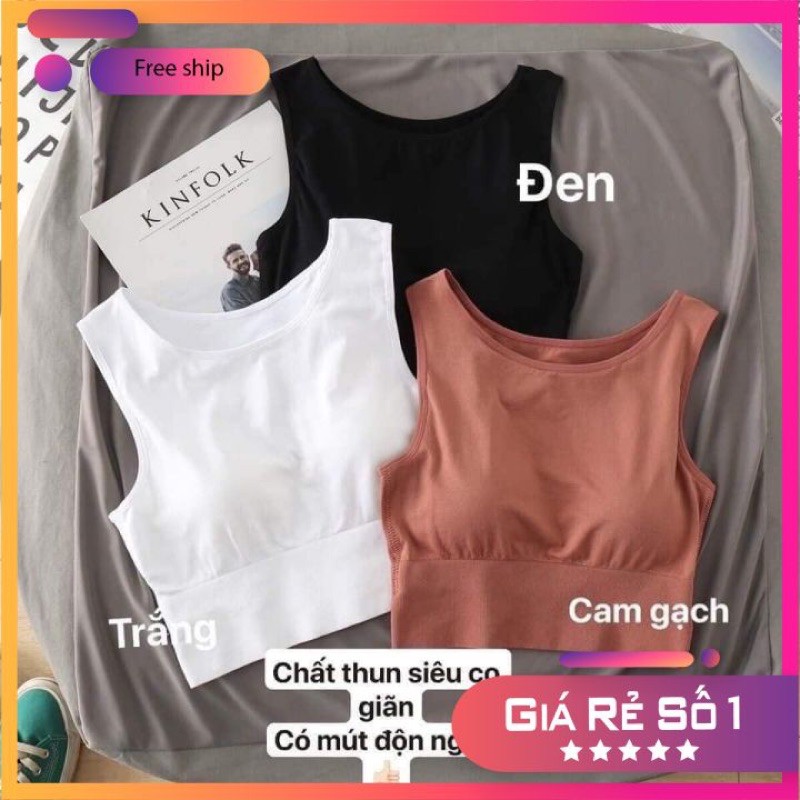 💕SALE SẬP SÀN💕 Áo Bra 3 lỗ có đệm mút, mặc đi chơi,tập gym