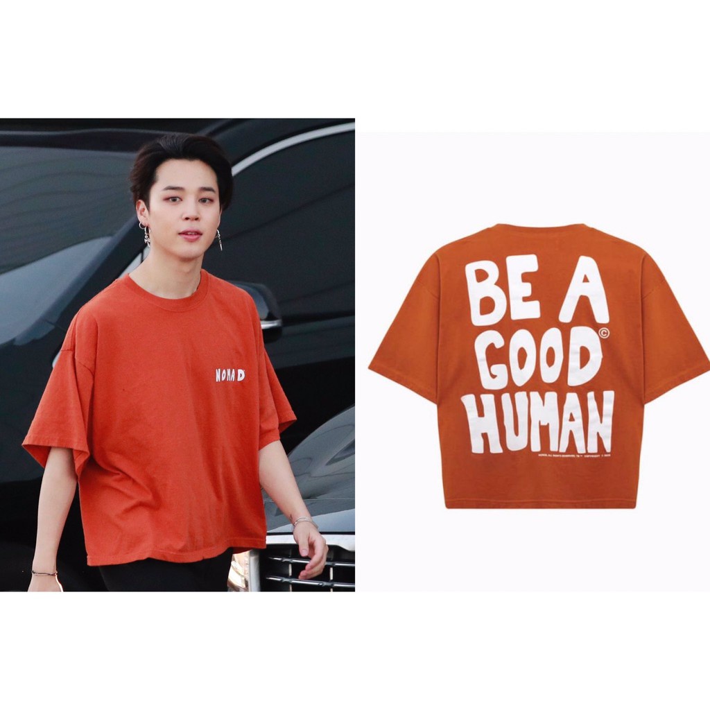 Áo phông JIMIN NOMAD BE A GOOD HUMAN BTS