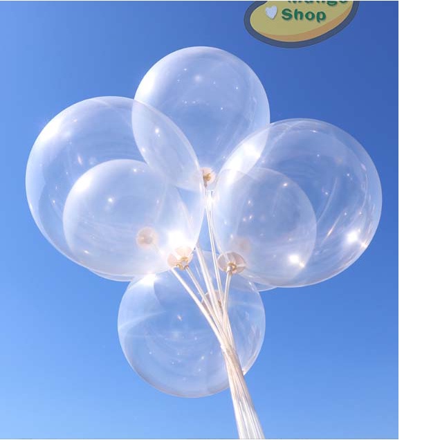 Bong Bóng Trong 10inch Trang Trí Sinh Nhật