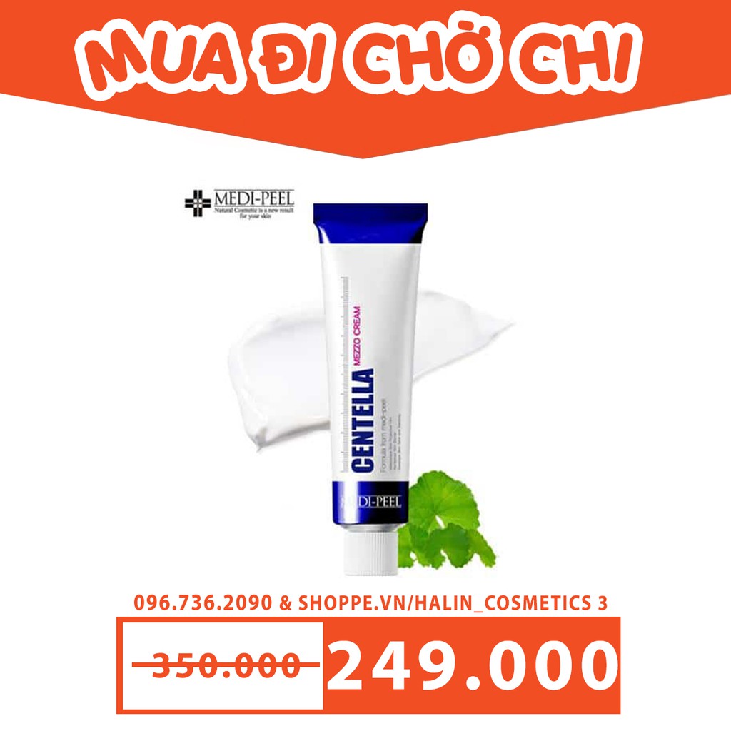 Kem giảm mụn thần thánh 💖FREESHIP💖 Kem giảm mụn thần thánh Hàn Quốc Medi-Peel Centella Mezzo Cream 30ml  HALINCOS986K