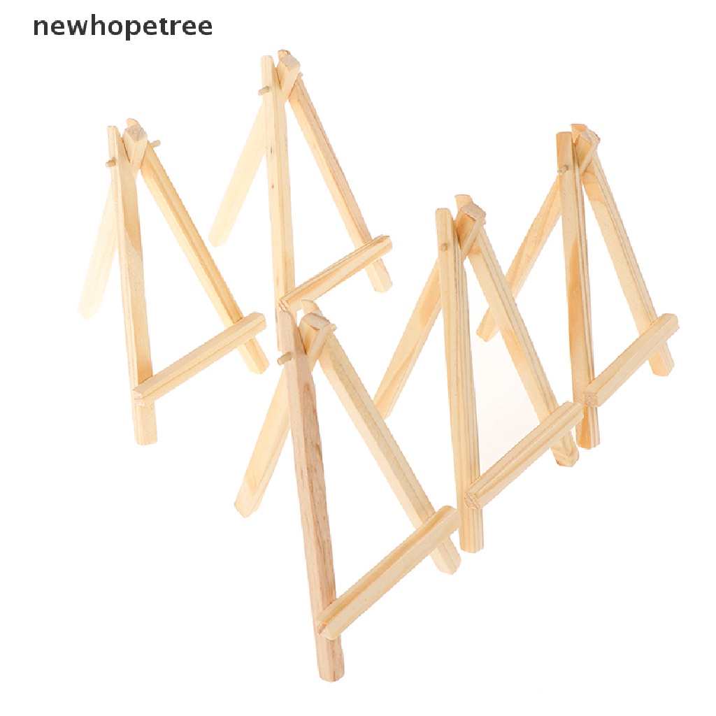 Set 5 Giá Đỡ Trưng Bày Thẻ Bằng Gỗ Dùng Cho Họa Sĩ / Bàn Tiệc Cưới