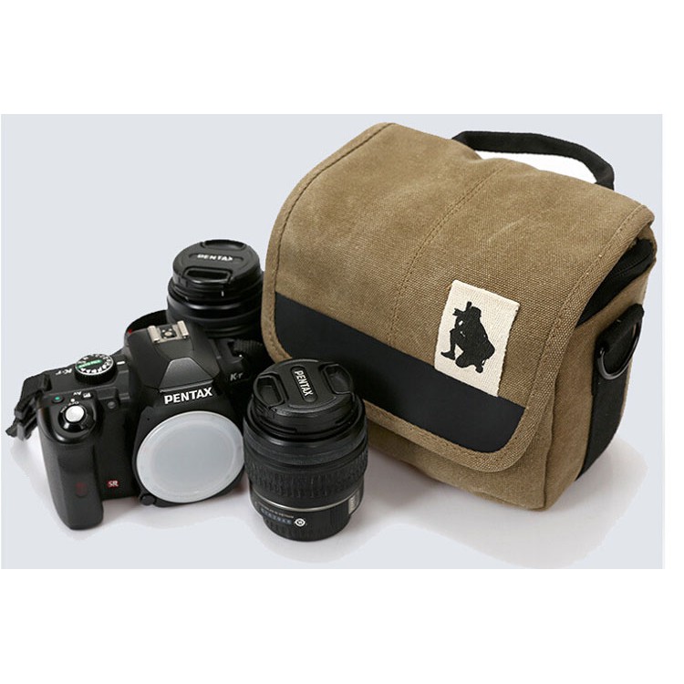 Túi máy ảnh mini vải bố cho máy ảnh Microless