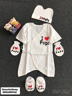 Set papa mama cho bé