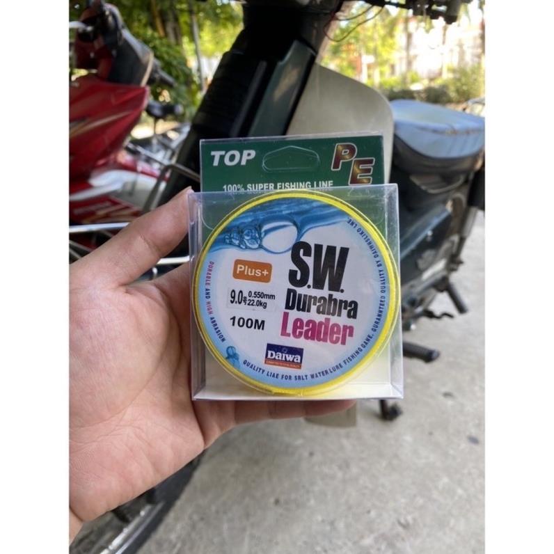 Dù SW 100m câu cá bện chặt sợi vàng óng, tải cá tốt/dù đủ size