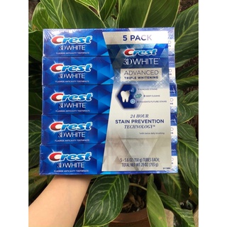 Kem đánh răng Crest 3D whitening Advanced (1 tuýp)