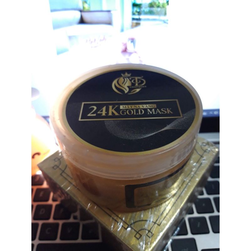 Mặt nạ vàng 24k Gold Mask Thải Độc, dưỡng trắng da.