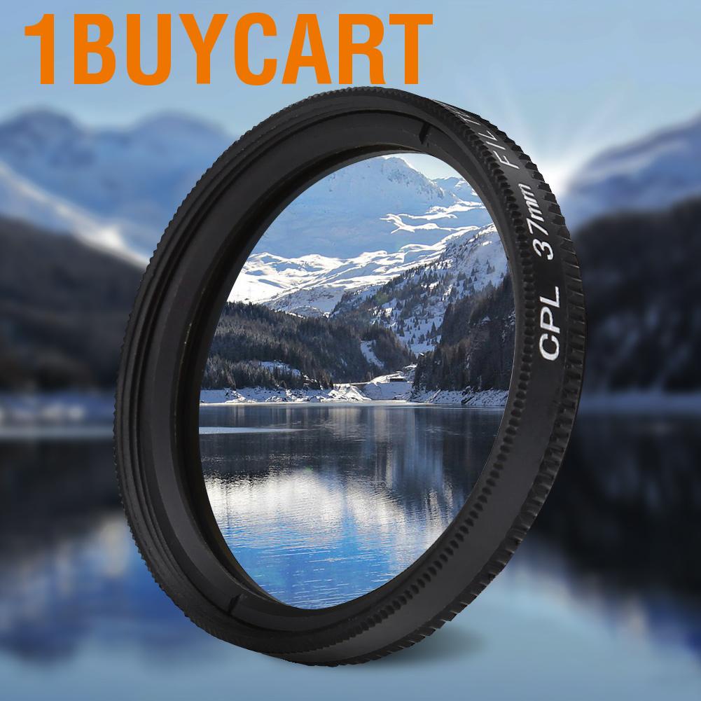 Bộ lọc hiệu ứng 37mm kèm nắp đậy bảo vệ cho ống kính máy ảnh Xiaomi Yi 4k/4k+/Lite