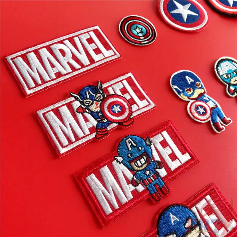 Miếng Ủi Thêu Hình Siêu Anh Hùng Marvel Đẹp Mắt