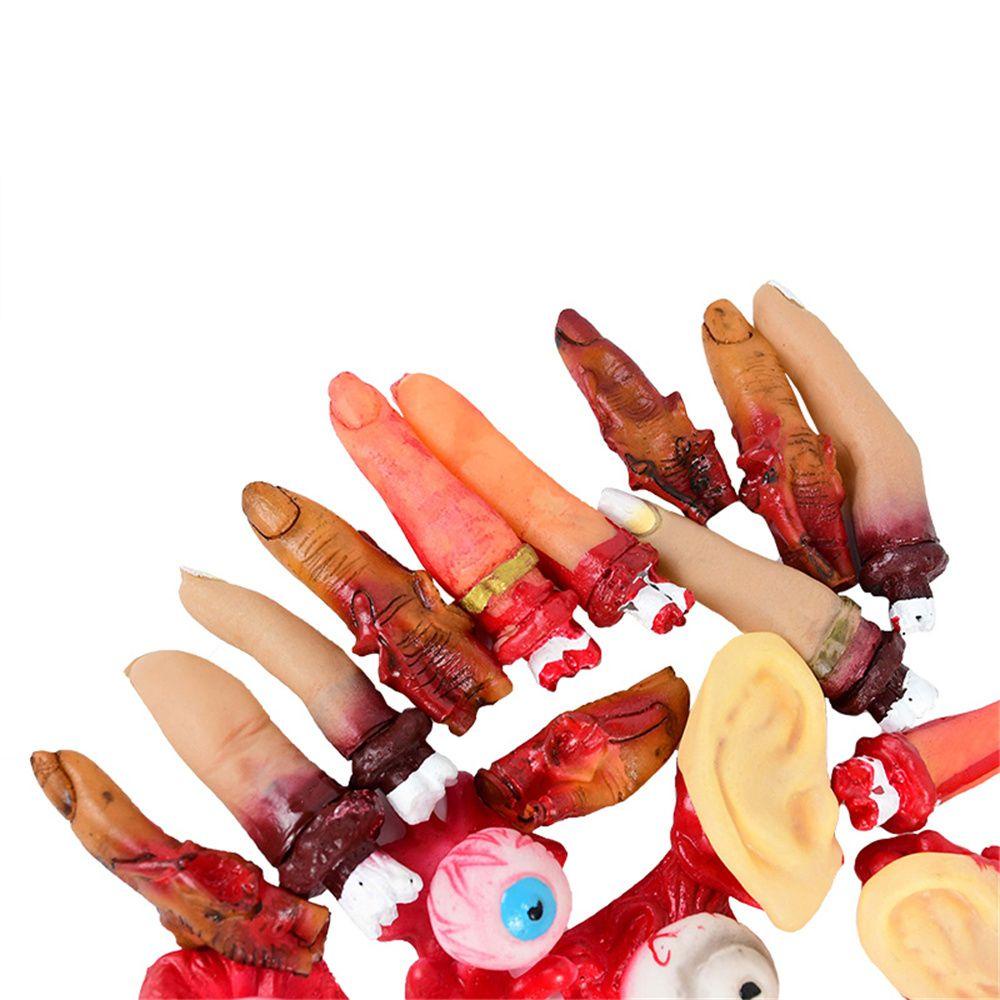 Set 5 Ngón Tay Giả Hóa Trang Halloween Độc Đáo