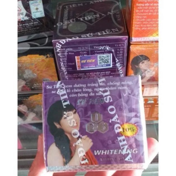 Kem sứ tiên tím hoa anh đào giá 220k