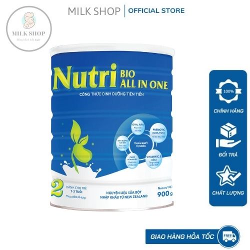 Sữa Nutribio All In One 900G Dành cho trẻ thiếu cân, suy dinh dưỡng