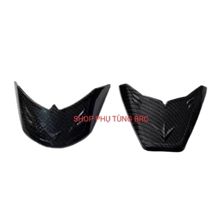 Bộ ốp mỏ dè phủ cacbon trước, sau xe lead 2017 - 2022 trở lên