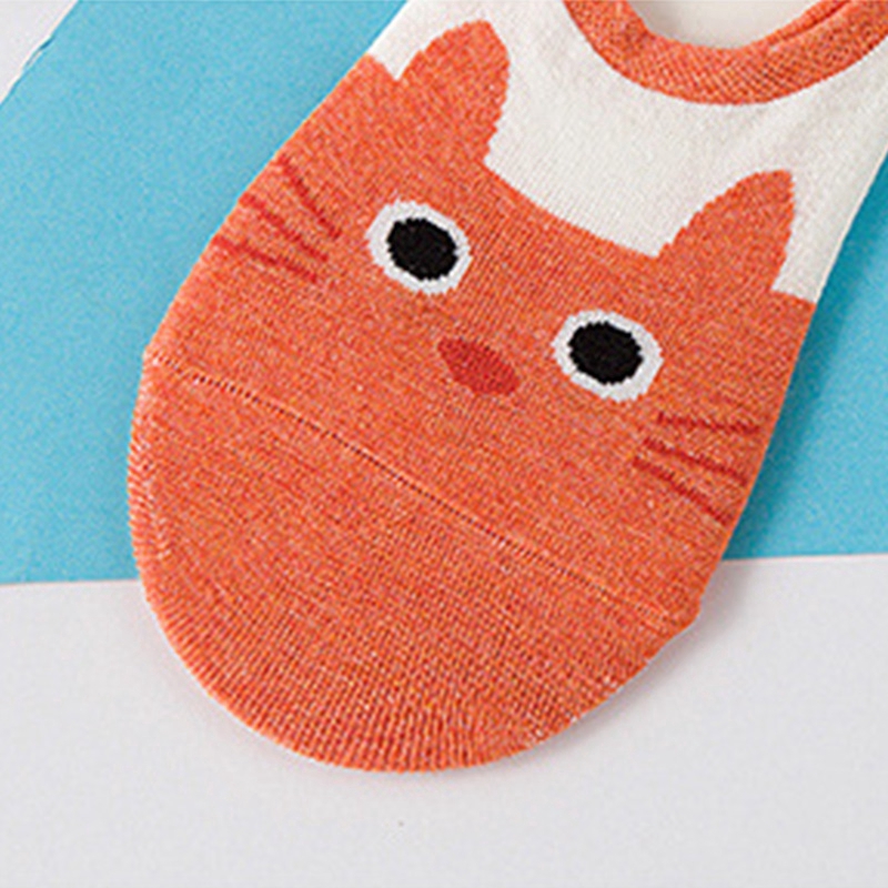 Đôi vớ cotton chống trượt dễ thương cho nữ