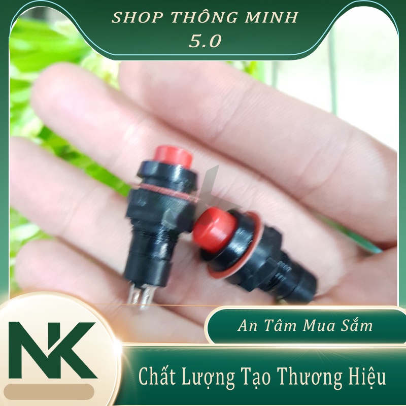 Công Tắc Bật Tắt Nguồn 3A 10MM Nút Nhấn Giữ On Off