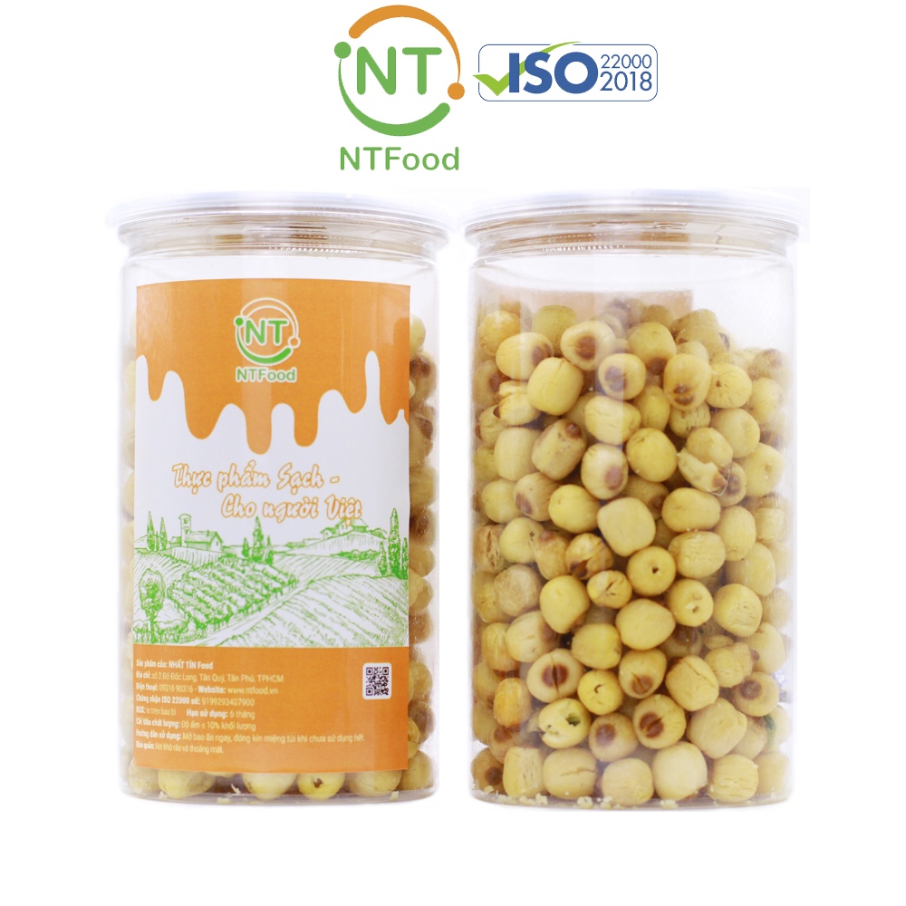 [Mã BMBAU50 giảm 7% đơn 99K] Hạt sen sấy giòn NTFood hủ pet 300 Gr - Nhất Tín Food