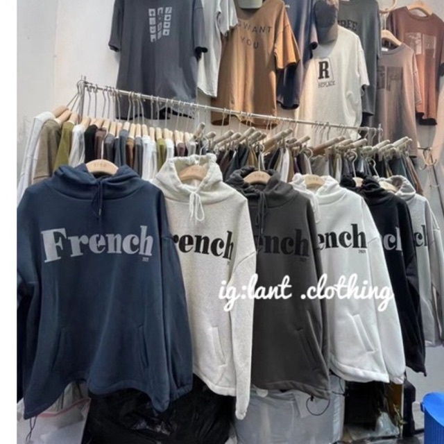 áo hoddies chữ frech