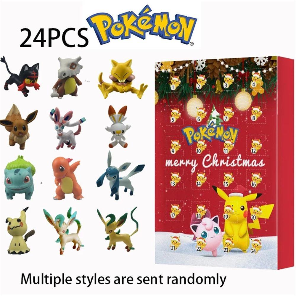 Set 24 mô hình đồ chơi MMULCK hình nhân vật Pokemon bằng nhựa PVC