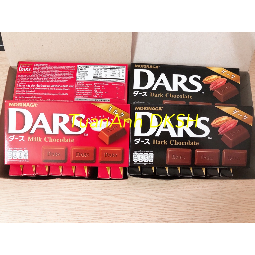 Morinaga Dars Nhật Bản vị Strawberry Milk-Hàng chính hãng DKSH Việt Nam